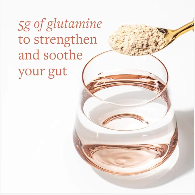 Gut Integrity L-Glutamine Powder, 5g Per Serving with Aloe, Slippery Elm & Marshmallow Root, Gut Lining & Digestive Comfort Support, Unflavored, 30 Servings