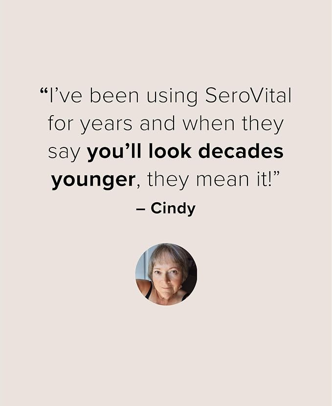 Serovital Renewal Complex - Anti Aging Supplements - Amino Acids - Peptides - Improved Energy and Immunity, Better Deeper Sleep, 30-Day Supply