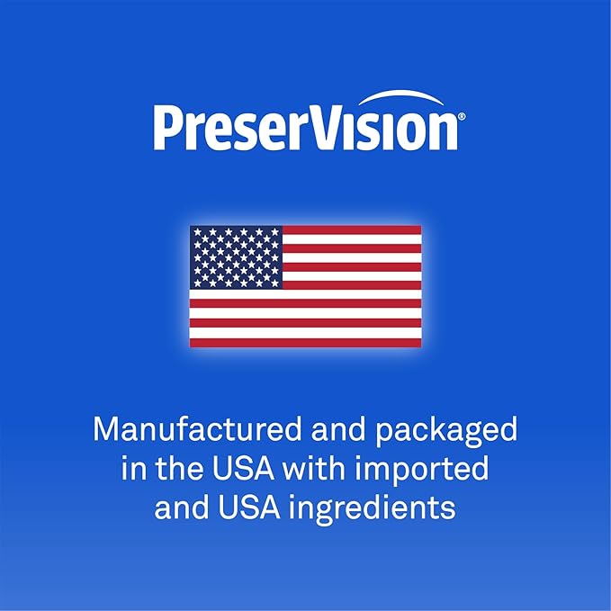 PreserVision AREDS3 Eye Vitamins, #1 Eye Doctor Recommended Brand, AREDS 2 Formula with 8 B-Vitamin Complex, Promotes Healthy Cellular Eye Function*, 3-in-1 Macular Supplement, 60 Softgels