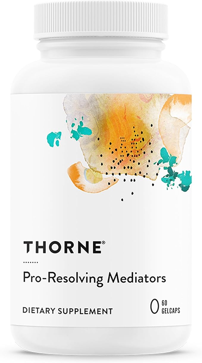 THORNE - Pro-Resolving Mediators - Combines Pre-Resolving Mediators with EPA & DHA - Supports Tissue Repair & Brain, Nerve, Cardiovascular & Immune Health* - Third-Party Certified - 60 Softgels