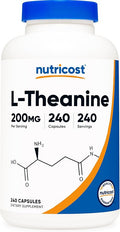 Nutricost L-Theanine 200mg, 240 Capsules - Double Strength