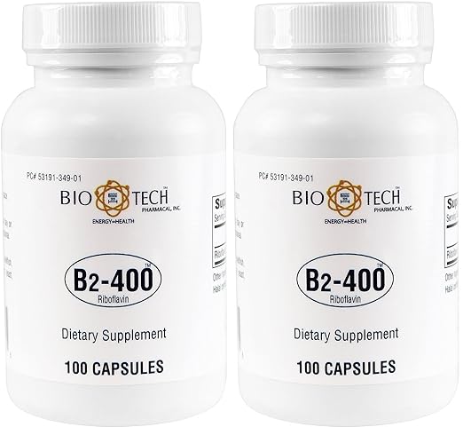 Biotech Pharmacal B2-400 Riboflavin 100 x 2