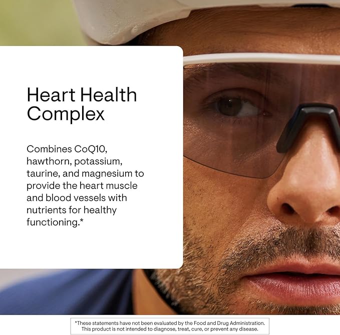 THORNE - Heart Health Complex - with CoQ10, Taurine and Hawthorn - Coenzyme Q10 Supplement with Minerals, Amino Acids, and Botanicals - 90 Capsules