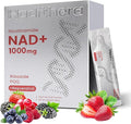 NAD Supplement 1000mg Synergistic Blend with Nicotinamide Riboside, PQQ & Resveratrol - Premium Anti-Aging Supplement for Cellular Energy, Mental Clarity and Longevity (30 Packets)