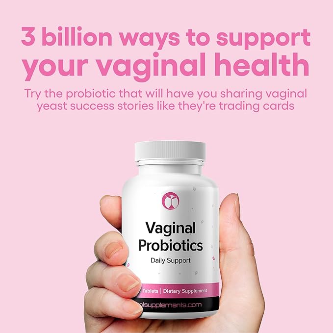 Natural Foundation Supplements Vaginal Probiotics Supplement Supports PH Balance & Intimate Flora 240 Tablets 3 Billion CFU (240, Vaginal Probiotics)