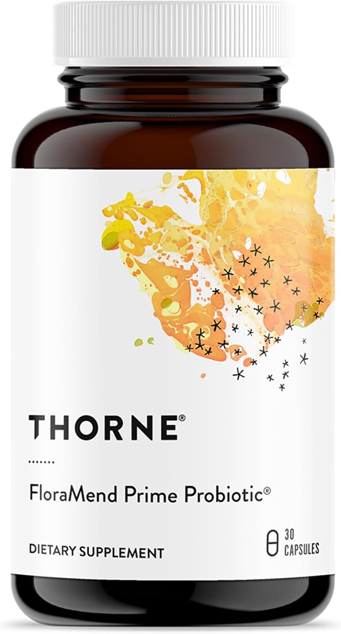 THORNE - FloraMend Prime Probiotic - Shelf Stable Probiotic Blend - Gut Health Supplement to Aid Weight Management & Support Digestive Health* - 30 Servings