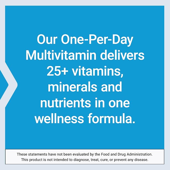 Life Extension One-Per-Day Multivitamin – Packed with Over 25 Vitamins, Minerals & Plant Extracts, Quercetin, 5-MTHF Folate & More – 1-Daily, Non-GMO, Gluten-Free – 60 Tablets (Pack of 2)
