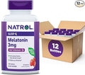 Natrol Melatonin 3mg, Strawberry-Flavored Dietary Supplement for Restful Sleep, 150 Fast-Dissolve Tablets, 150 Day Supply
