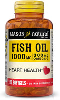 MASON NATURAL Omega-3 Fish Oil Daily Supplement, 1000mg with EPA and DHA for Joint Support, 120-Day Supply, 120 Softgel Pills (1 Pack)