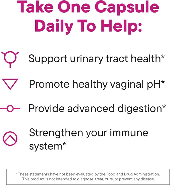 Daily Nouri Probiotics for Women | Vaginal Health + Urinary Tract Support | Vaginal pH & Microbiome Balance | 5 Clinically Studied Strains + Cranberry & Omega | 60-Day Supply