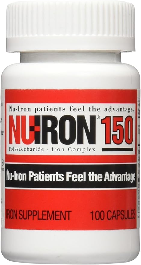 NU-IRON 150mg 100ct Caps