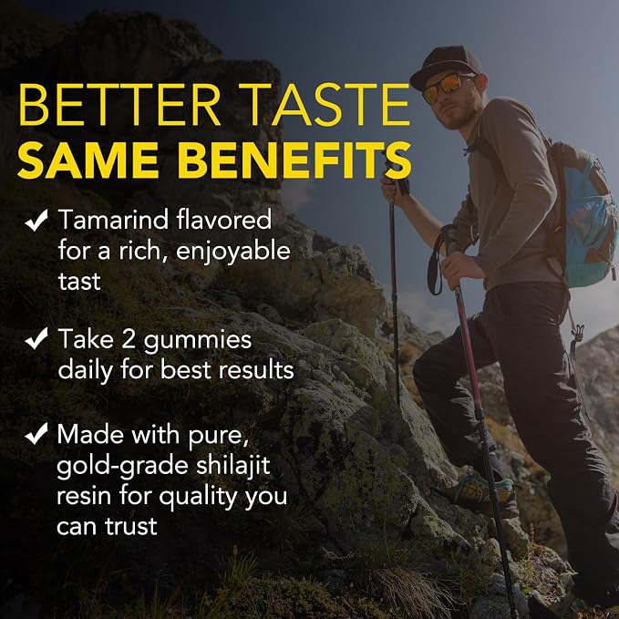 Shilajit Gummies for Men & Women - Shilajit Gold Gummies Rich In Ashwagandha, Gokshura with 85+ Minerals, Authentic Flavor,Organic, Zero Sugar & Vegan, 100% Natural - 80 Count (80 Count (Pack of 1))