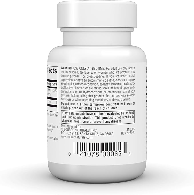 Source Naturals Sleep Science Melatonin, Helps Promote Sleep* - NONGMO Validated - 2.5mg - 120 Peppermint Lozenges