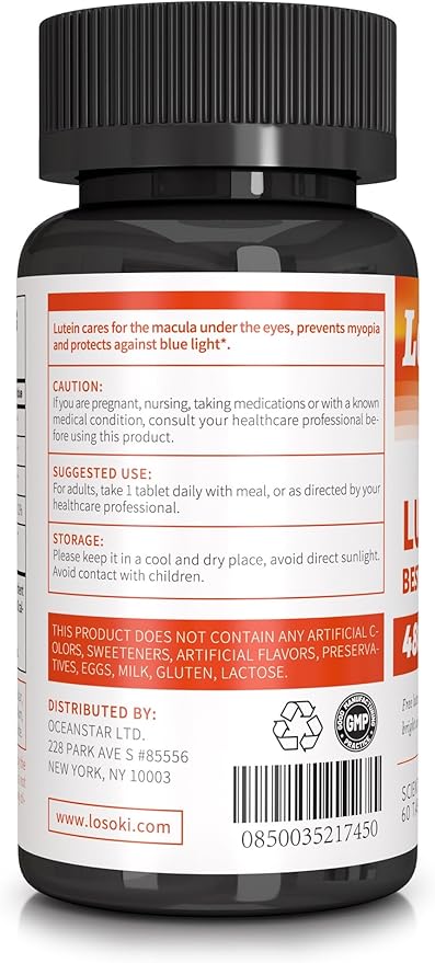 Losoki Lutein Eye Protection - 60 Tablets