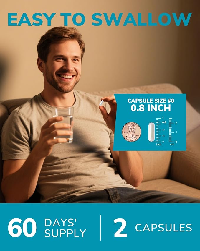 Vitalibre Probiotic with Magnesium Complex for Women Men, 50 Billion CFU, 9 Strains, Magnesium Glycinate Citrate Malate for Digestion, Immunity, Bone, Energy & Recovery, 120 Vegan Capsules, Non-GMO
