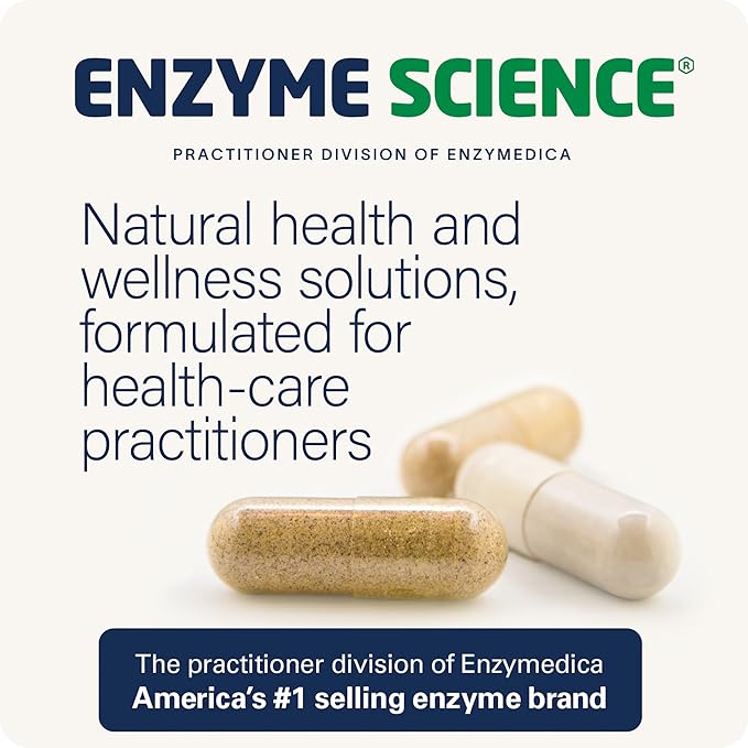 Enzyme Science Pea + Turmeric Curcumin Supplement for Physiological Support Helps Support Nervous, Immune, & Muscular Systems - 120 Capsules