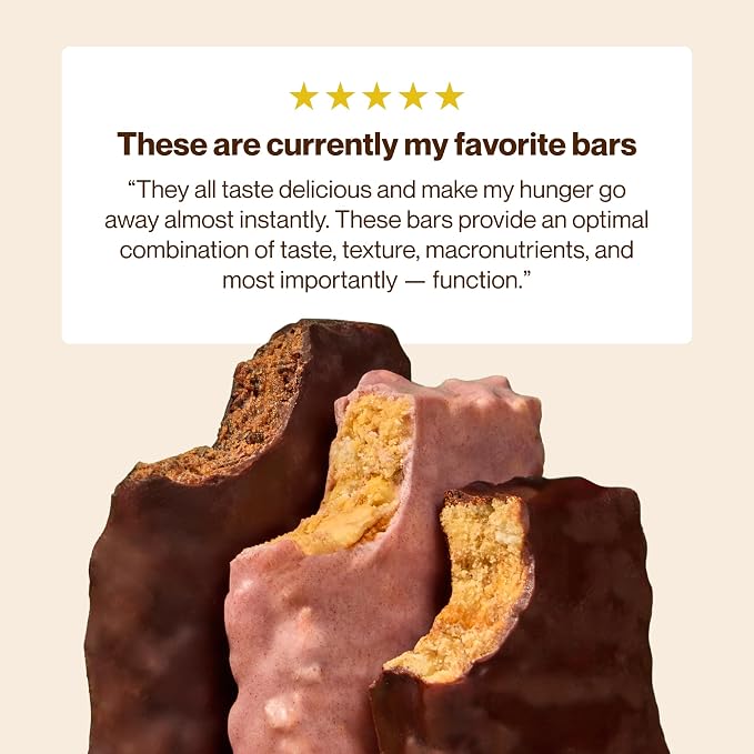 Supergut GLP-1 Boosting Prebiotic Bars, Peanut Butter Chocolate - Gut Healthy Protein Snacks & Breakfast Bars - Keto-Friendly Meal Replacement Energy Bars for Gut Health (12 Count)