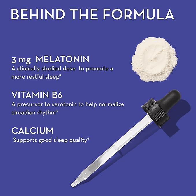 HUM Beauty zzZz Melatonin Sleep Supplement for Adults with Melatonin 3mg, Vitamin B6 and Calcium, Vegan, Gluten Free, Non GMO Sleep Support Tablets for Adults and Beauty Rest, 30 Vegan Tablets