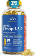 Omega 3-6-9 Dietary Supplement (325 ct.) - Promote Visual Function and Eye Health - Support Heart, Cardiovascular Health, Healthy Skin, Hair and Overall Health (Omega 3-6-9)