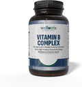 Wellotrix Advanced B-Complex – Full Spectrum of 8 Essential B Vitamins (B1, B2, B3, B5, B6, B7, B9, B12) in Active Coenzyme Forms – Supports Energy Metabolism & Cellular Health – 120 Capsules