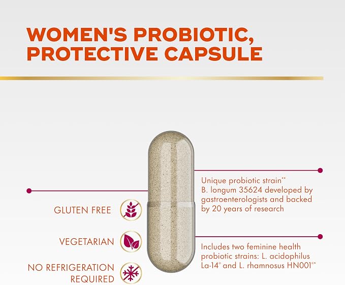 Align Probiotic, Womens Dual Action, Vaginal Probiotics for Women and for Vaginal Health Support, for Digestive Health, 42 Capsules (Pack of 2)