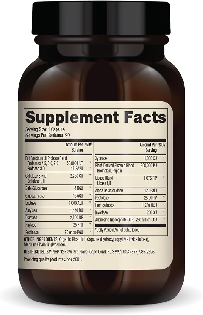 Dr. Mercola Full Spectrum Enzymes for Women - 22 Diverse Enzymes - Supports Digestive & Gut Health - Non-GMO, Gluten-Free & Soy-Free - 90 Capsules (90 Servings)