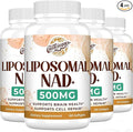 Liposomal NAD+ 500 MG Supplement, True NAD Plus Supplement, Superior Absorption, Boost NAD+ More Efficient Than Nicotinamide Riboside for Cellular Energy, Healthy Aging, 240 Serving