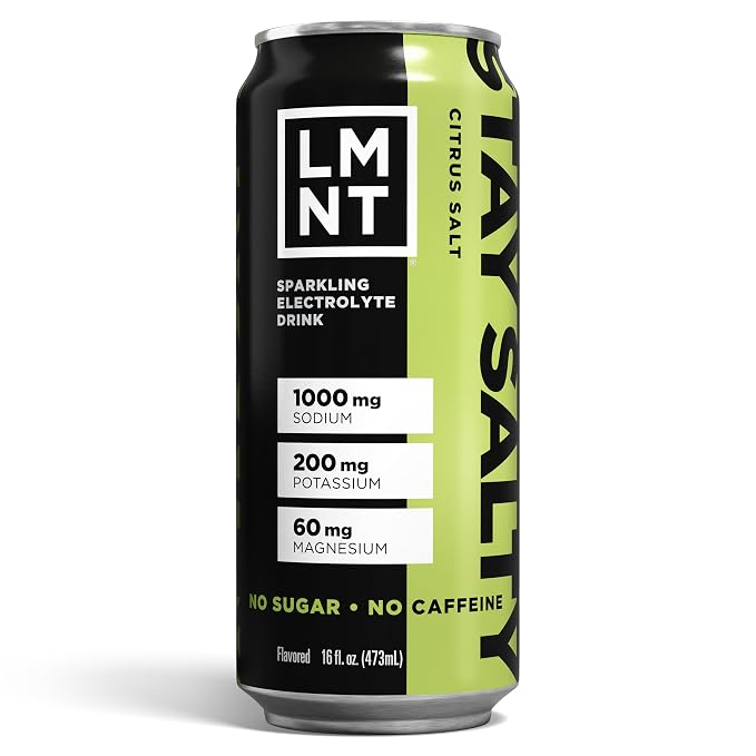 LMNT Sparkling Electrolyte Drink - Citrus Salt | 12-Count