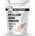 It's Just! - Psyllium Husk Powder, Easy Mixing Dietary Fiber, Cleanse Your Digestive System, Finely Ground Powder, Ideal for Keto Baking, Non-GMO (Unflavored, 24oz (Pack of 1))