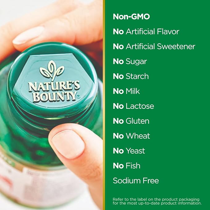 Nature's Bounty Milk Thistle 1000mg, Herbal Health Supplement, Daily Supplement, Gluten Free, Rapid Release Softgels, 50 Ct (Pack of 2)
