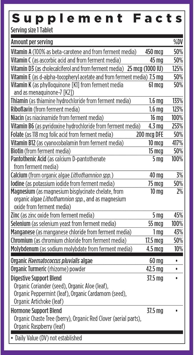 New Chapter Women’s Multivitamin 55+,Astaxanthin,B6,B12,D3,Vitamin C & Zinc,Immune,Heart,Cellular Energy,and Bone Support,Gentle on The Stomach,Daily,Non-GMO,Gluten-Free,96 Tablets,(Pack of 2)
