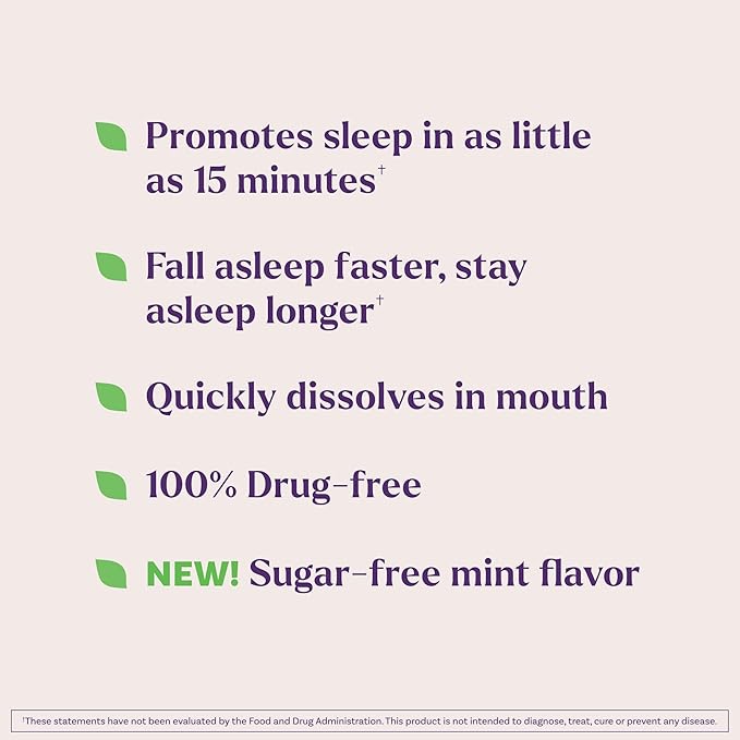 Natrol Melatonin 10mg Fast Dissolve Tablets - Peppermint Flavor, 60 Count, Sleep Support, Fast Dissolve Melatonin for Adults, 60-Day Supply