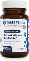 Metagenics Intrinsi Vitamin B12-Folate - with Methylcobalamin, L-5-MTHF & Intrinsic Factor - Supports Energy Metabolism, Nervous System & Heart Health - Non-GMO & Gluten-Free - 180 Tablets