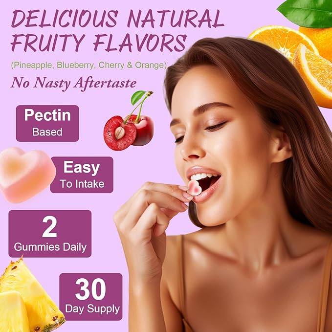 (2 Pcs) Totaria Sugar Free Multivitamin Gummies for Women 14+ w/Iron, Inositol, Folate, Biotin, Womens Daily Multivitamin Gummy w/Vitamin A, C, B, D3, K2, for Hair, Skin, Energy, Immune, Mixed Flavors