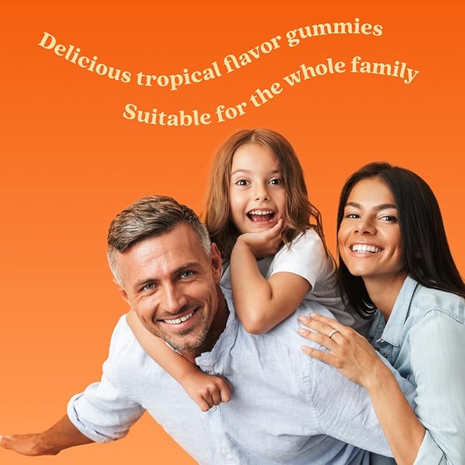 BeLive Turmeric and Ginger Gummies - 500mg - Joint and Mobility Support Supplement - Curcumin with Black Pepper for Enhanced Absorption - Tropical Flavor - 3 Pack, 180 Count