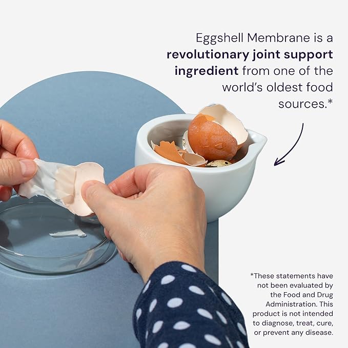 Healthy Origins Eggshell Membrane 500 mg (NEM, Non-GMO, Gluten Free, Joint Support), 30 Veggie Caps