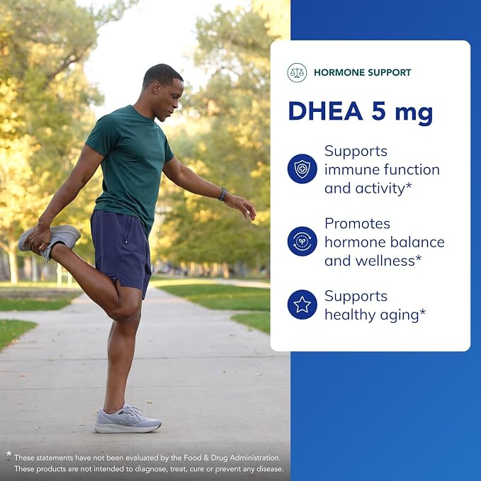 Pure Encapsulations DHEA 5 mg - Immune Support & Hormones Balance* - Micronized DHEA - Gluten Free & Vegan - 60 Capsules