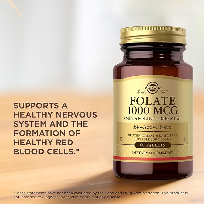 Folate (as Metafolin) 1000mg.