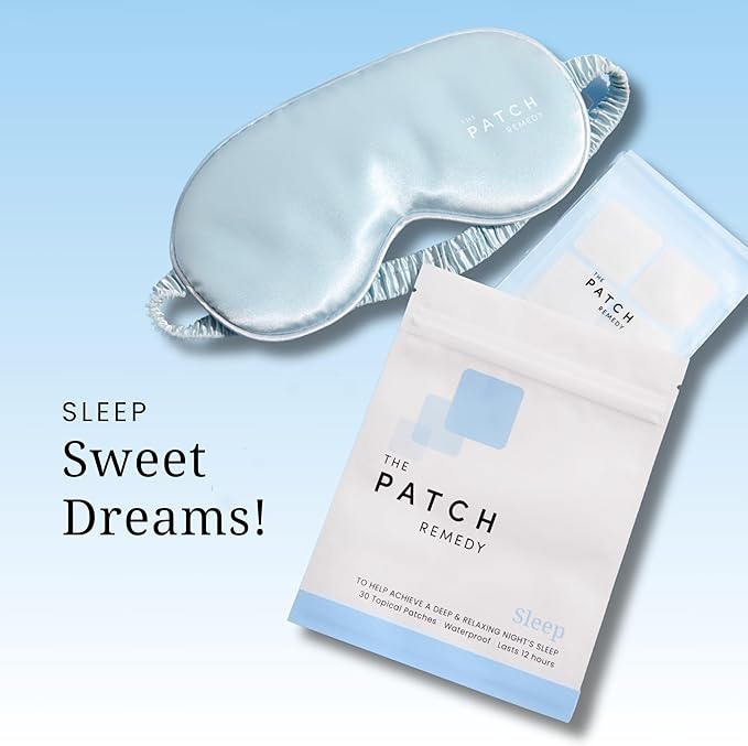 The Patch Remedy Sleep | Valerian, Passionflower, Hops, Magnesium Glycinate | 30 Patches