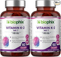 biophix Vitamin K2 MK-7-100 mcg 60 Vcaps 2 Pack - Supports Strong Bones Immune Health