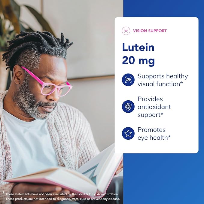 Pure Encapsulations Lutein 20 mg | Hypoallergenic Antioxidant Support for Healthy Visual Function | 120 Softgel Capsules