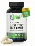 Healthy Gut HoloZyme Max Strength Digestive Enzymes | FODMAP-Friendly Formula Prevents Bloating, Gas, & Indigestion w/Protease, Amylase, Lipase, Lactase, and More | 15 Servings (Sample Bottle)