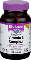 Bluebonnet Full Spectrum Natural Vitamin E Complex Liquid Capsules, 30 Count (743715006003)