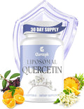 Quercetin with Bromelain | Liposomal Quercetin Supplements with Higher Absorption for Respiratory & Immunity* | Quercitin 1000mg with Vitamin C & Zinc, 60 Softgels (30 Day Supply)