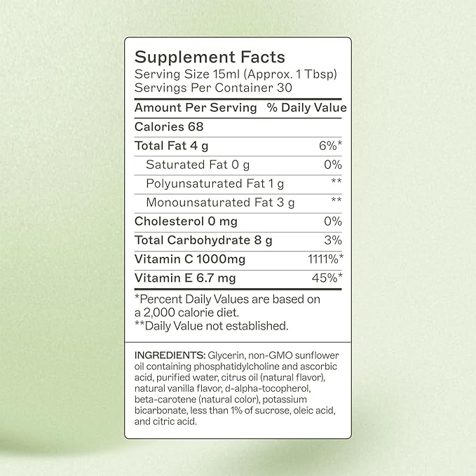 Amy Myers MD Liposomal Vitamin C - Non-GMO High-Absorption Supplement for Immune Support & Collagen Production - Gluten-Free, Non-Dairy & Non-Soy - 16 Fl Oz