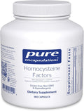 Pure Encapsulations Homocysteine Factors | Supplement to Support Normal Homocysteine Levels and Cardiovascular Health* | 180 Capsules