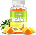 90 Count 1200mg Potassium Chloride Gummies,Sugar Free Electrolyte Balance Gummies,Muscle Relief & Heart Health Potassium Supplement for Adults Women Men