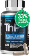 Essential Elements T-Hero Platinum - Daily Testosterone Support for Men - Promotes Vitality & Drive - Testosterone Supplement with Shoden Ashwagandha, Shilajit, Boron, DIM - 60 Count - 30 Servings