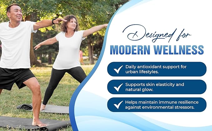 Liposomal Glutathione Supplement High-Potency Antioxidant L-Glutathione Supplement Collagen Resveratrol Hyaluronic Acid Supports Skin Health & Overall Wellness 2550mg Active Ingredients 60 Softgels