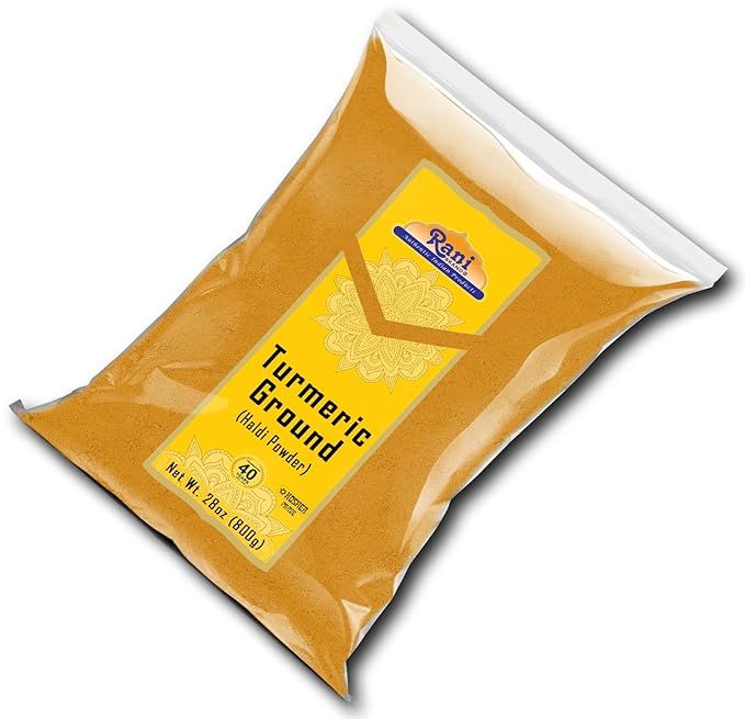 Rani Turmeric (Haldi) Root Powder Spice, (High Curcumin Content) 28oz (800g) ~ All Natural | 100% Pure, Salt Free | Vegan | Gluten Friendly | NON-GMO | Kosher | Indian Origin